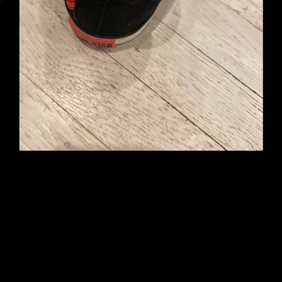 Converse black low top canvas with neon stripes 6 - Picture 5 of 7